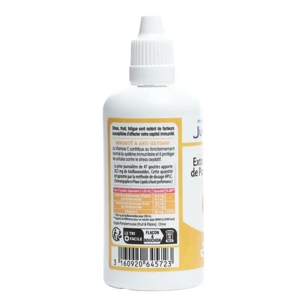 Juvamine Extrait de pépins de pamplemousse 1200 mg