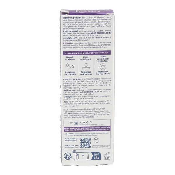 Bioderma Cicabio Lip Repair Baume lèvres réparateur