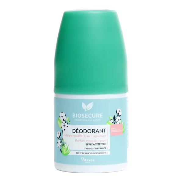 Biosecure déodorant aloe vera et magnésium bio
