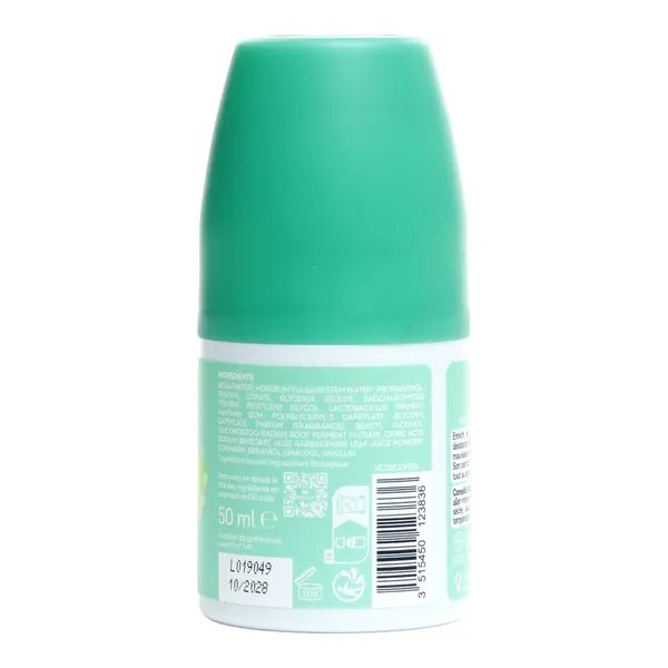 Biosecure Déodorant probiotiques et aloe vera Bio