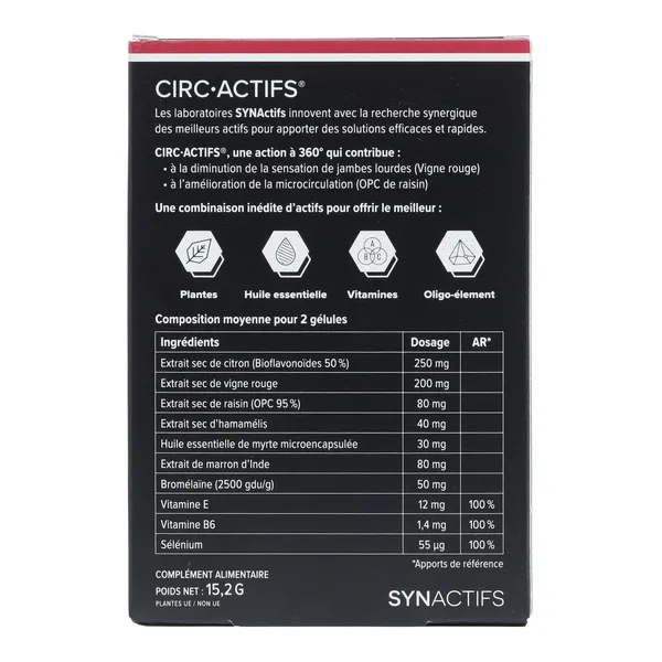 Aragan Circ Actifs gélules