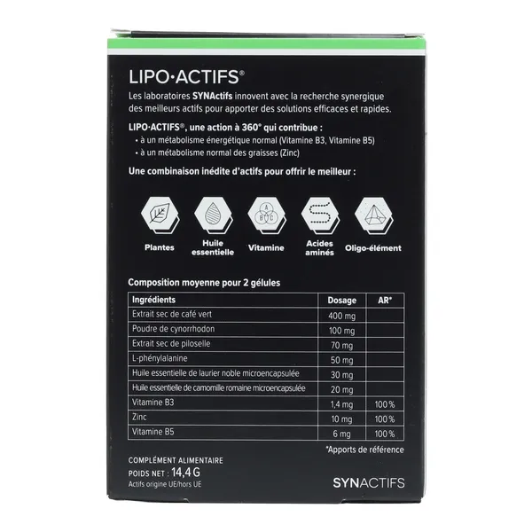 Aragan Lipo Actifs gélules