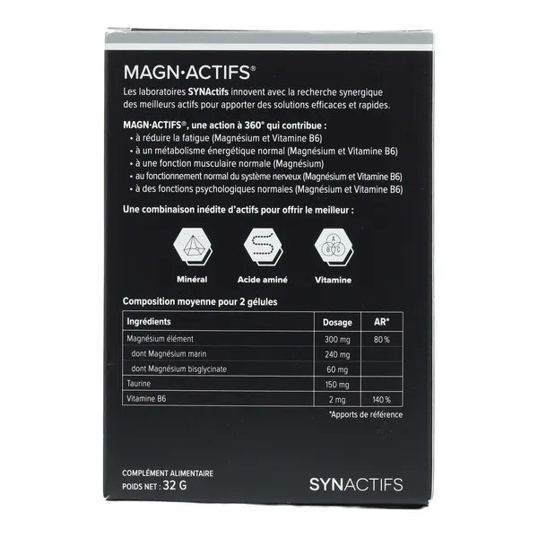 Aragan Magn Actifs gélules