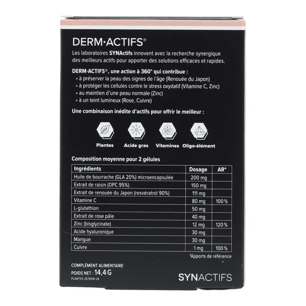 Aragan Derm Actifs gélules