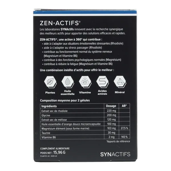 Aragan Zen Actifs gélules
