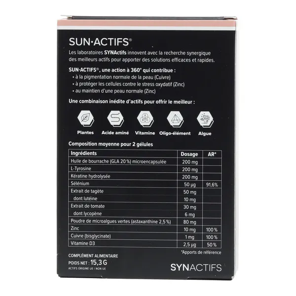 Aragan Sun Actifs gélules