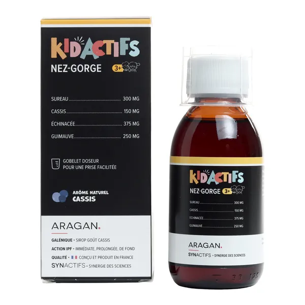 Aragan Kid Actifs Nez Gorge sirop
