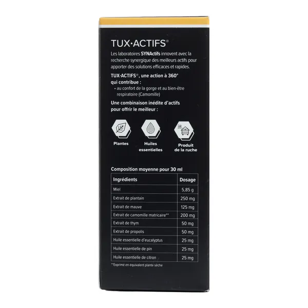 Aragan Tux Actifs 12+ sirop