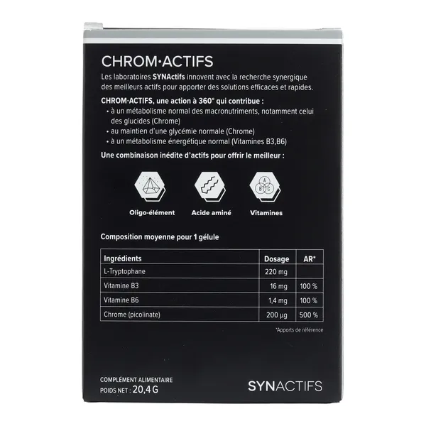 Aragan Chrom Actifs gélules