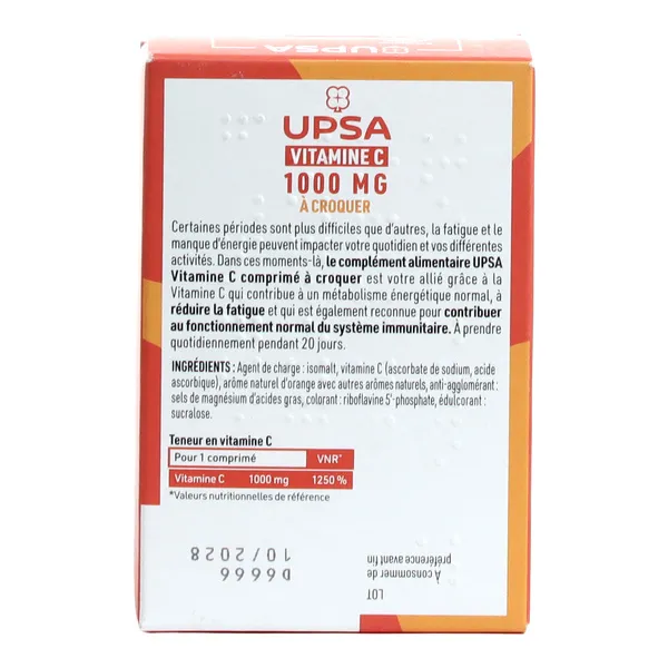 UPSA Vitamine C 1000 mg comprimés à croquer