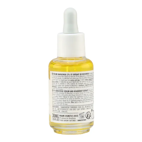Waam sérum bakuchiol 2% et extrait de busserole