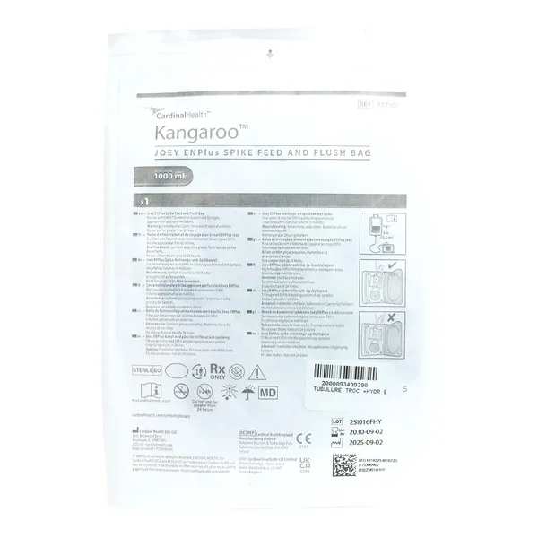 Tubulure Joey avec trocart ENPlus pour nutrition entérale + poche 1 litre