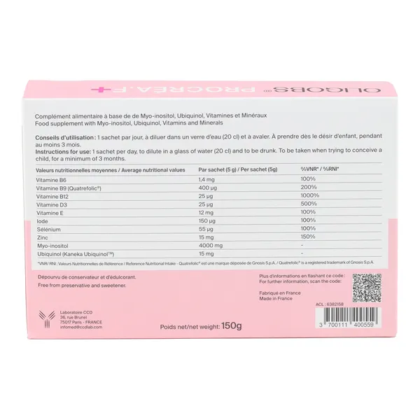 Oligobs Procréa F+ sachets