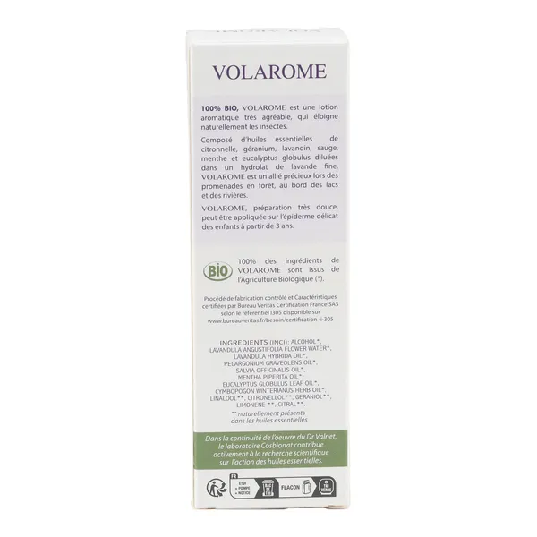 Volarome lotion protectrice Bio à la citronnelle
