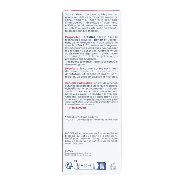 Bioderma Créaline Fort crème soin apaisant