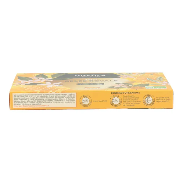 Vitaflor Gelée royale bio 4000 mg ampoules