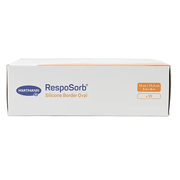 Hartmann RespoSorb Silicone border oval pansement adhésif siliconé