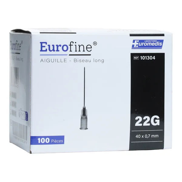 Eurofine aiguilles hypodermiques x 100