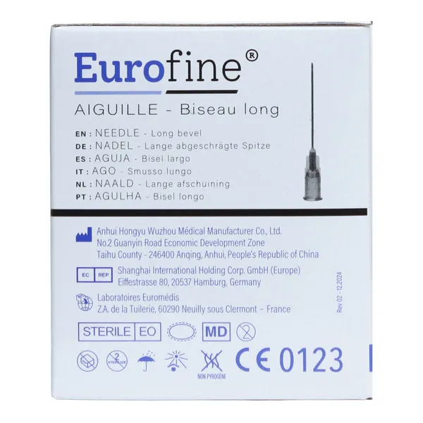 Eurofine aiguilles hypodermiques x 100