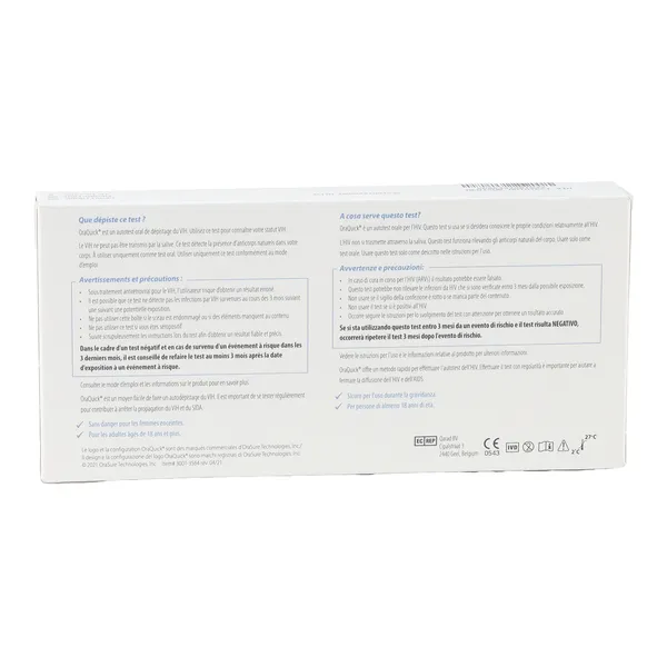 Autotest salivaire de dépistage du VIH OraQuick