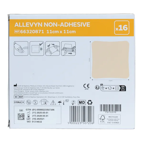 Allevyn Non Adhesive Carré pansement