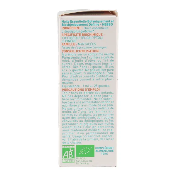 Puressentiel Huile essentielle Eucalyptus globuleux Bio