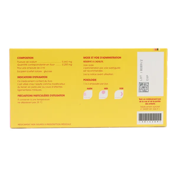 Oligosol Fluor ampoules