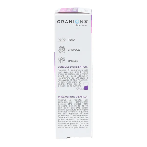 Granions Complexe beauté Peau Cheveux Ongles comprimés