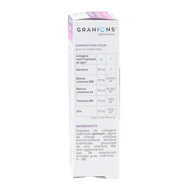 Granions Complexe beauté Peau Cheveux Ongles comprimés