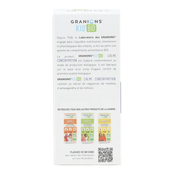 Granions Kid Bio Calme Concentration Sirop