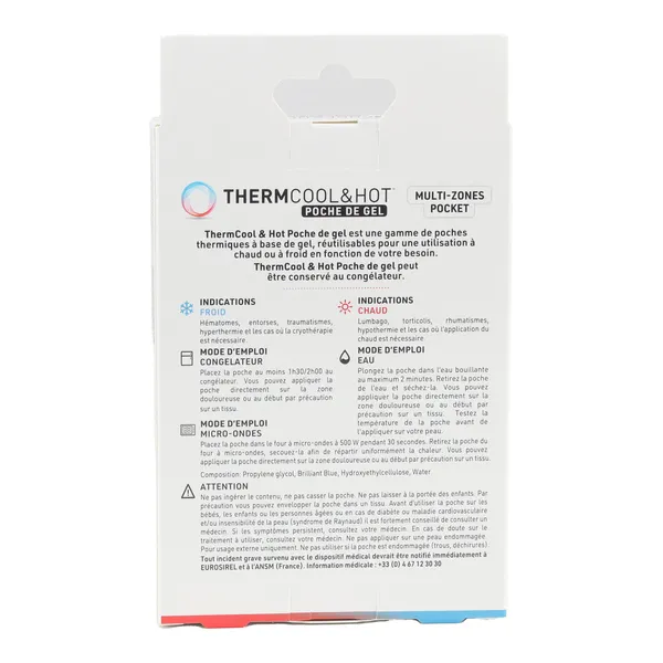 ThermCool & Hot poche de gel multi-zones
