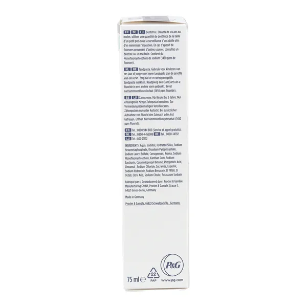 Oral B dentifrice blancheur intense