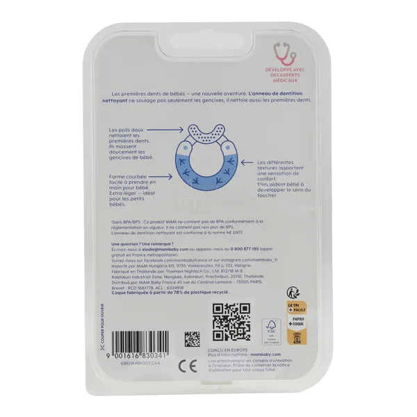 MAM Anneau de dentition nettoyant