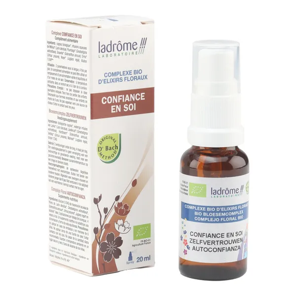Ladrôme complexe d'élixirs floraux bio spray confiance