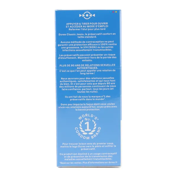 Durex Classic Jeans préservatifs