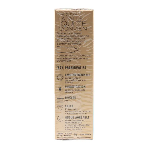 Durex Nude Extra Large préservatifs