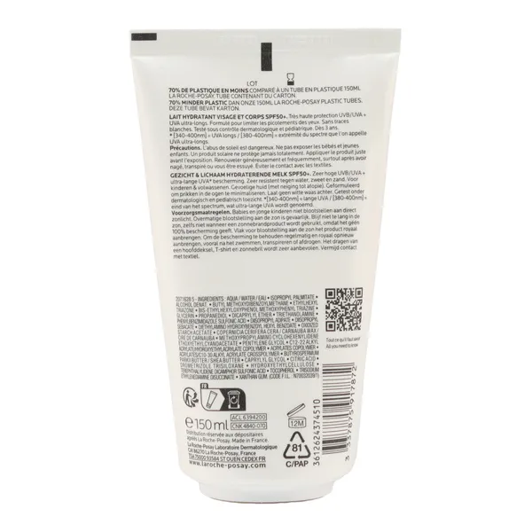 La Roche Posay Anthelios UVMune 400 lait solaire hydratant SPF 50+