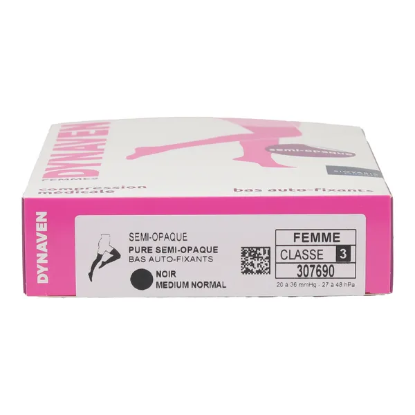 Sigvaris Dynaven Bas de contention Femme Semi-opaque Classe 3