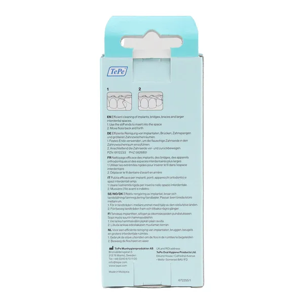 TePe Fil dentaire bridge et implant