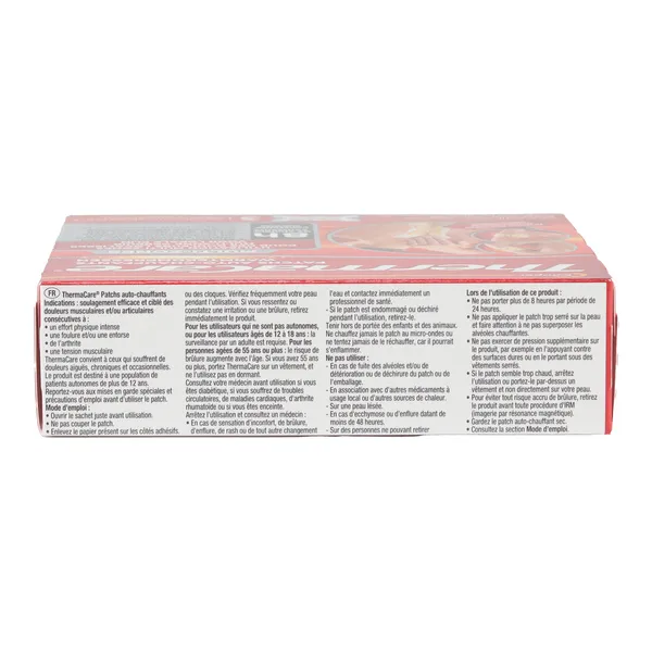 Thermacare Patch auto-chauffant multi-zones
