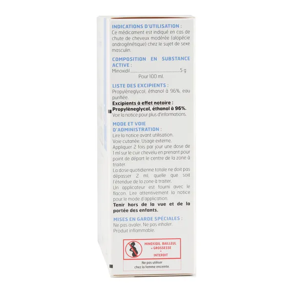 Minoxidil 5 % solution Alopécie