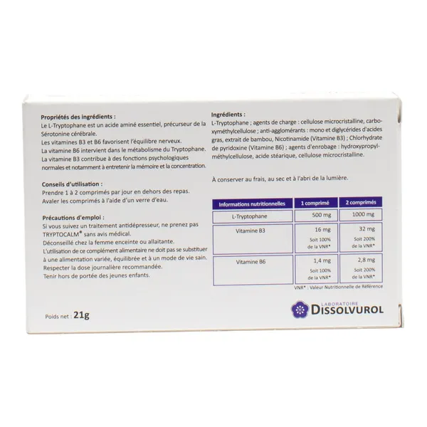 Tryptocalm 500 mg comprimés