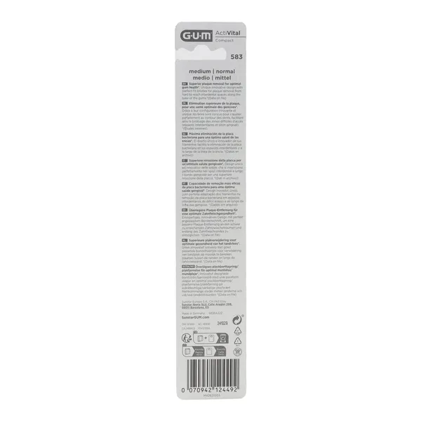 Gum ActiVital brosse à dents medium compacte 583