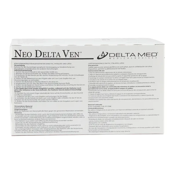 Cathéter droit Delta Ven T Pur