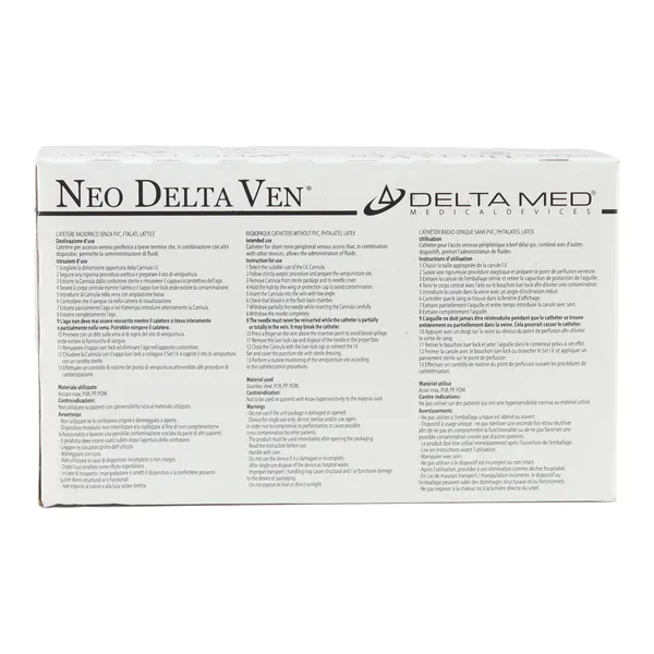 Cathéter droit Delta Ven T Pur