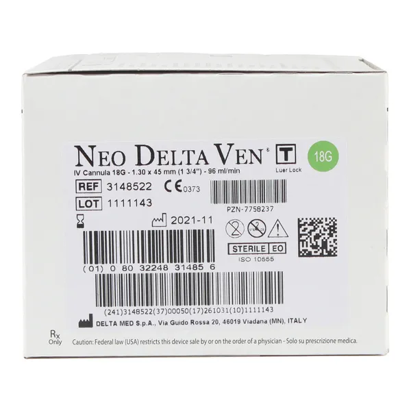 Cathéter droit Delta Ven T Pur
