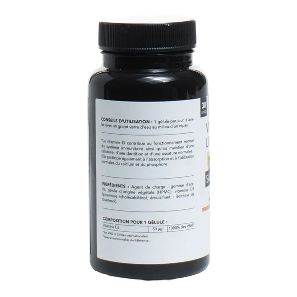 Nat et Form Vitamine D3 liposomale 2000 UI gélules