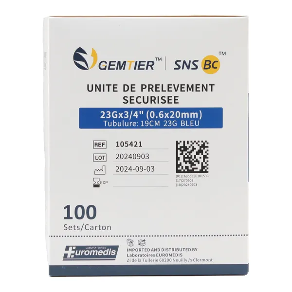 Euromedis unité de prélèvement sécurisée x100