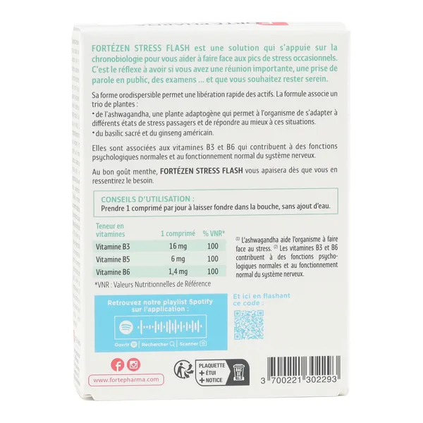 Forté Pharma Forté Zen Stress Flash comprimés orodispersibles