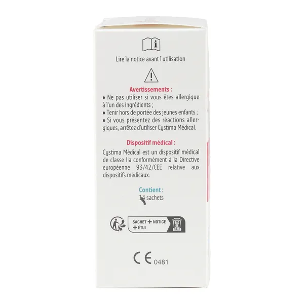 Forté Pharma Cystima médical sachets